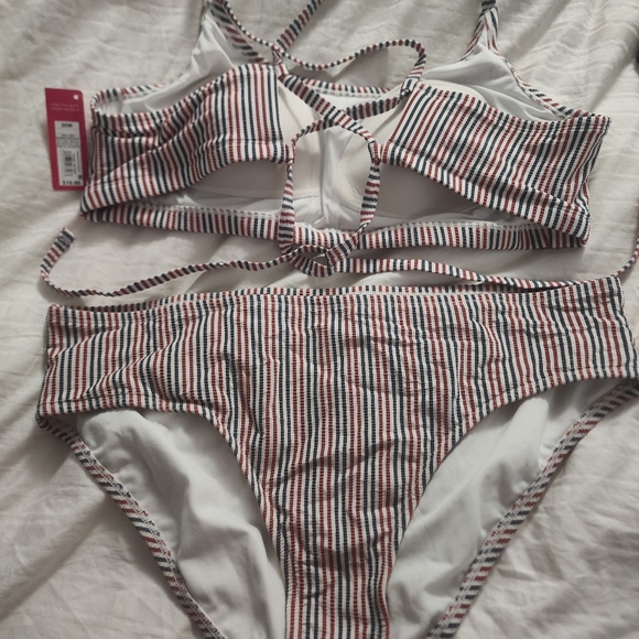3 peice Xhilaration plus size bikini set - Picture 6 of 12